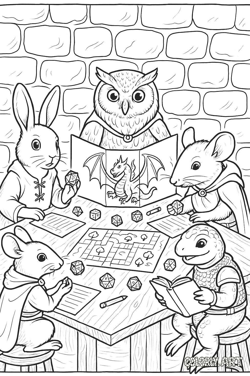 Animals Playing DnD Dungeons and dragons.png